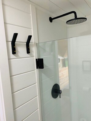 Hair dryer, towels