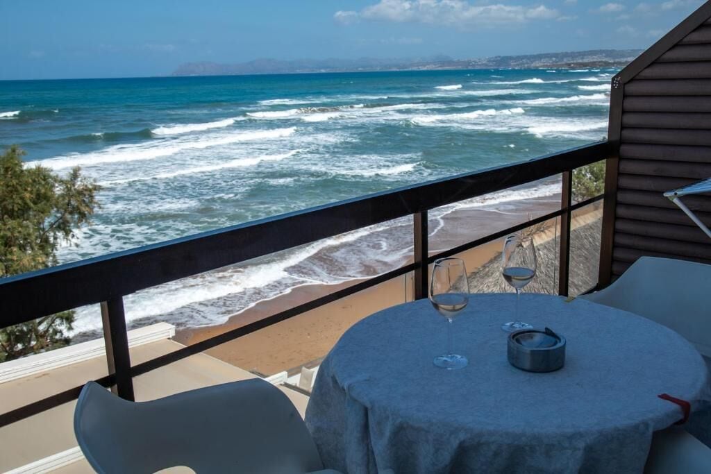Superior Apartment, Balcony, Sea View | Outdoor dining