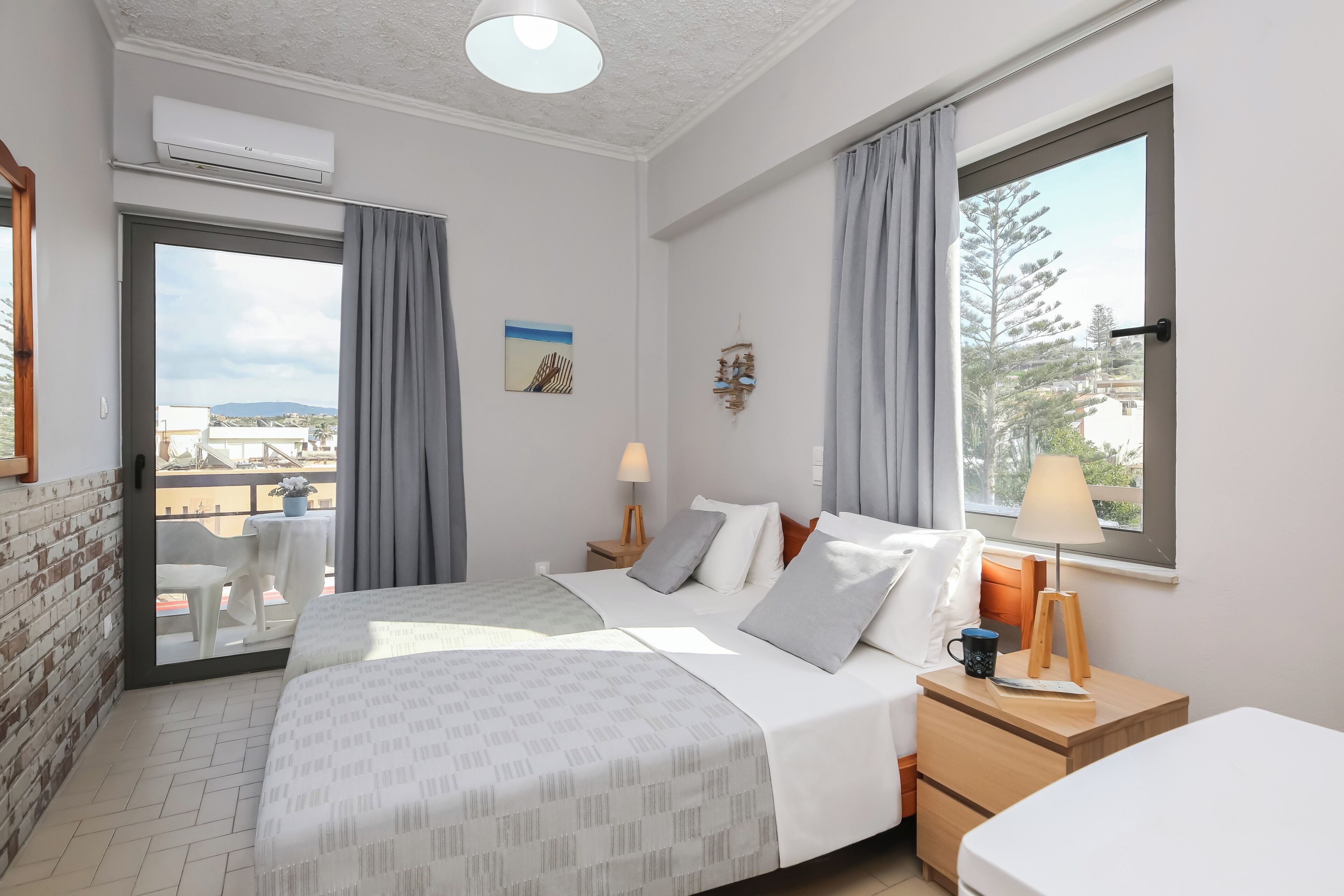 Standard-Zweibettzimmer, eingeschränkter Meerblick