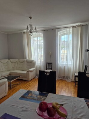 Living area - Spacious & airy ground floor appartment (Karlovy vary)