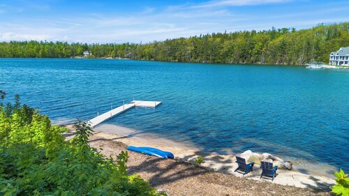 300' Private Beach on All-Sports Lake 27 | Hot Tub, Dock, Pool Table