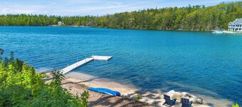 300' Private Beach on All-Sports Lake 27 | Hot Tub, Dock, Pool Table