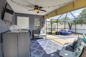 House (3 Bedrooms) | Interior - Patio & Poolside Relaxation! Palm Coast Getaway (Palm Coast)