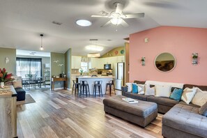 House (3 Bedrooms) | Interior - Patio & Poolside Relaxation! Palm Coast Getaway (Palm Coast)