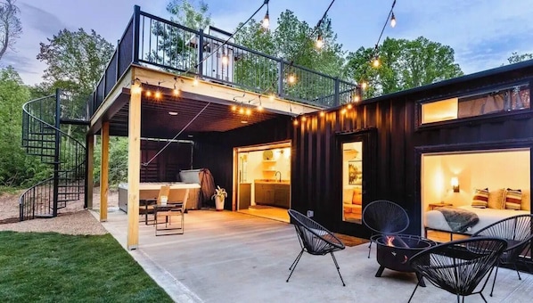 Terrace/patio - Outdoors Holten - Skydeck Cabin (Holten)