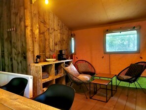 Interior - Outdoors Holten - Glamping tent bath (Holten)