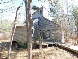 Exterior - Iconic 70s style cute condo cottage in Deck 2, on a pond! (CS0055) (Wellfleet)