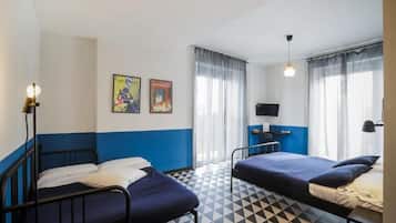 Quadruple Room, Balcony, City View | View from room