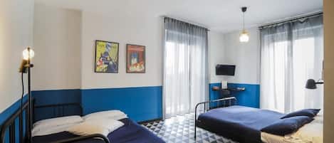 Quadruple Room, Balcony, City View | View from room