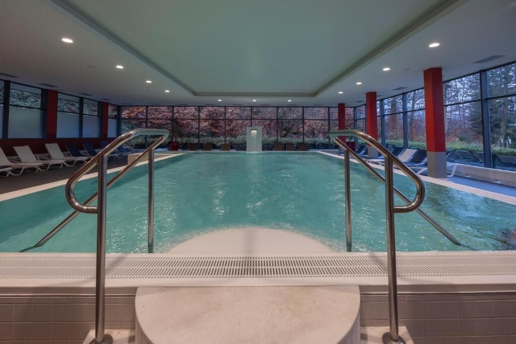 Indoor pool, a heated pool