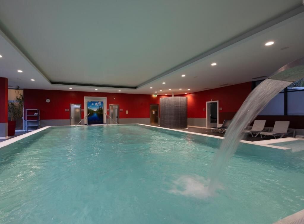 Indoor pool, a heated pool