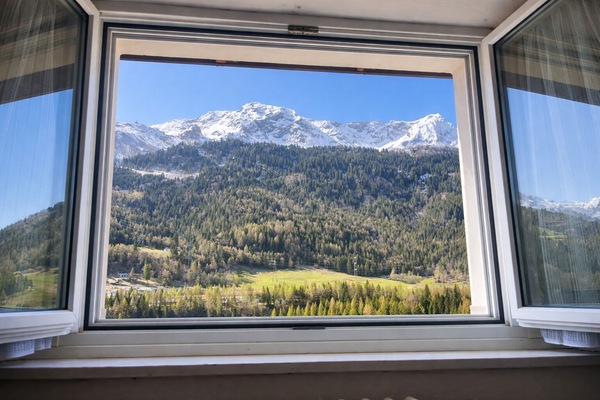 Blick von der Unterkunft