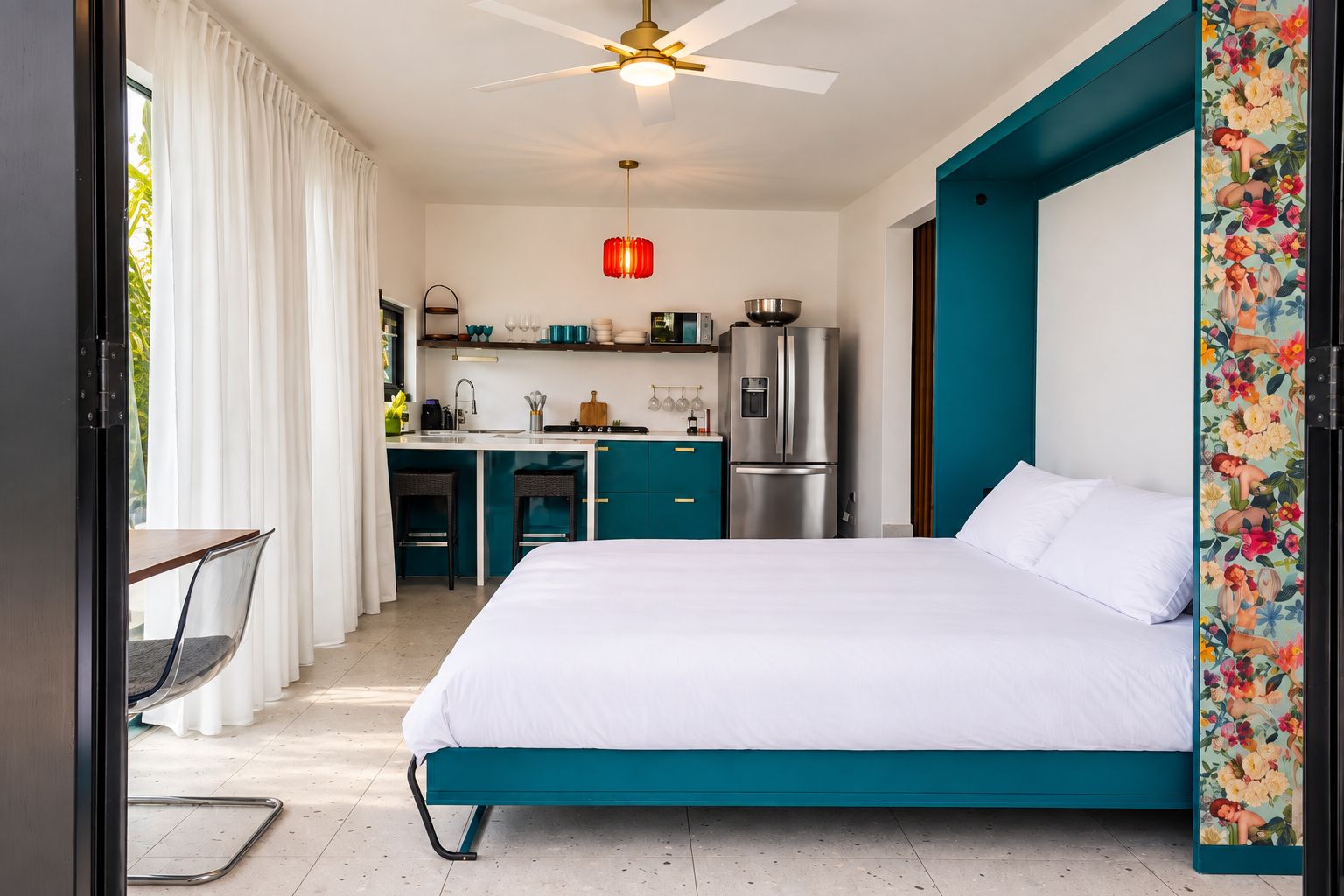 1 bedroom, WiFi (free), bed sheets