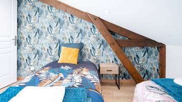 3 bedrooms, WiFi, bed sheets