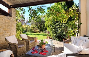 Terrace/patio - Villa Marcelline with heated pool near Vaison-la-Romaine (Saint Marcellin les Vaison)