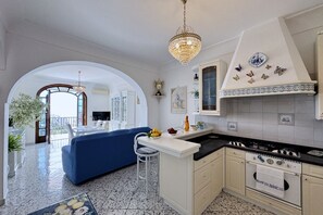 Fridge, microwave - Casa Malisa - Terrace sea view (Positano)