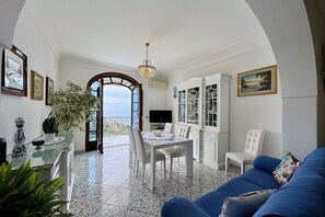 Living area - Casa Malisa - Terrace sea view (Positano)