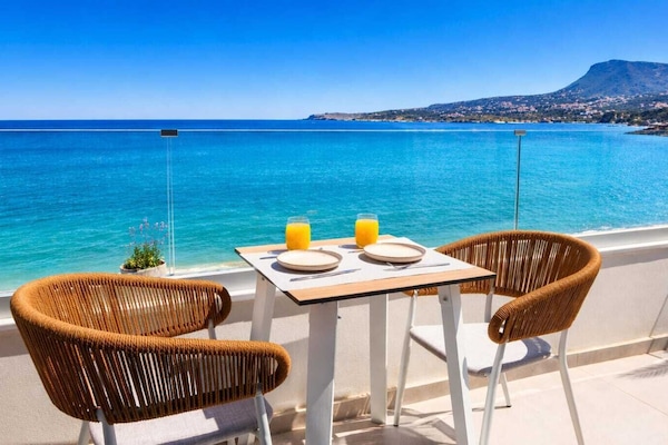 View to the sea from the main bedroom
