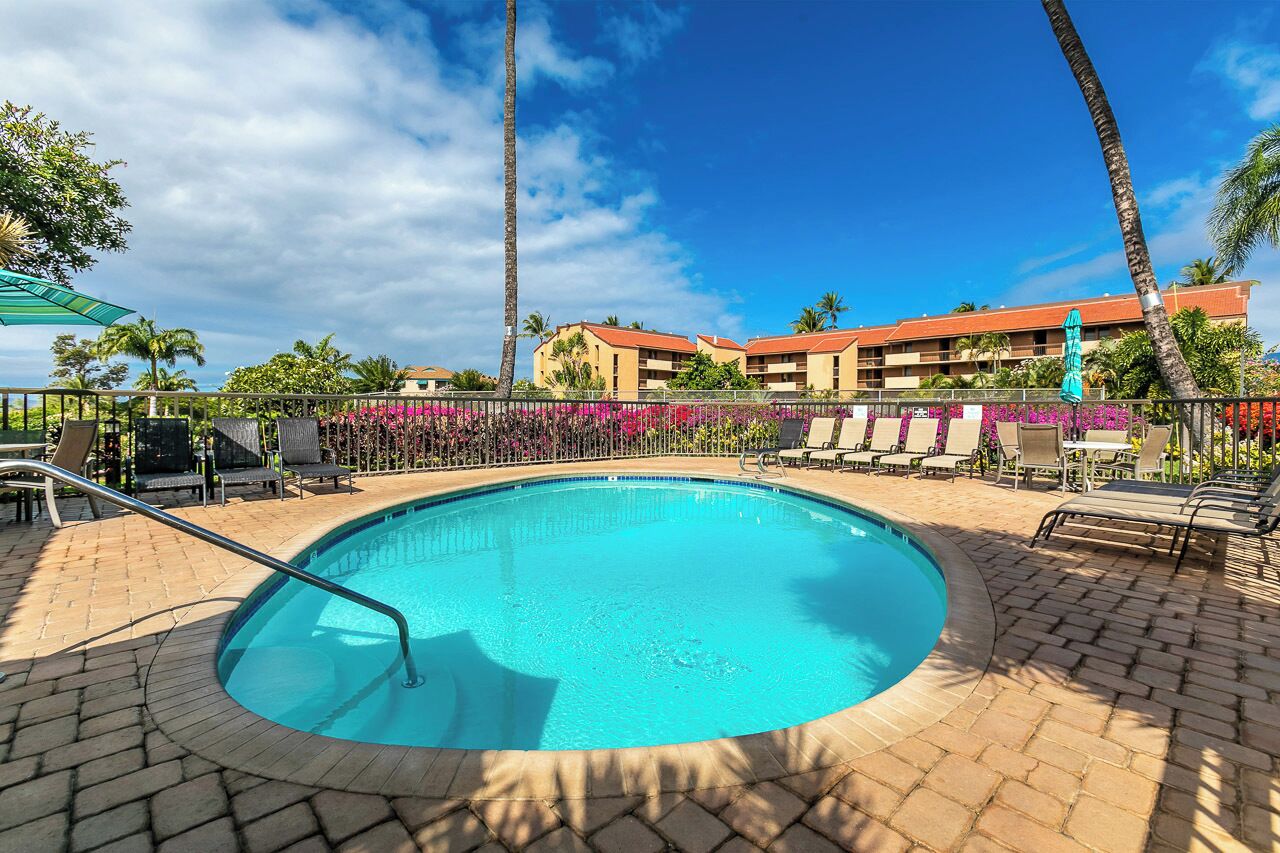Dive into resort-style fun in beautifully landscaped pools