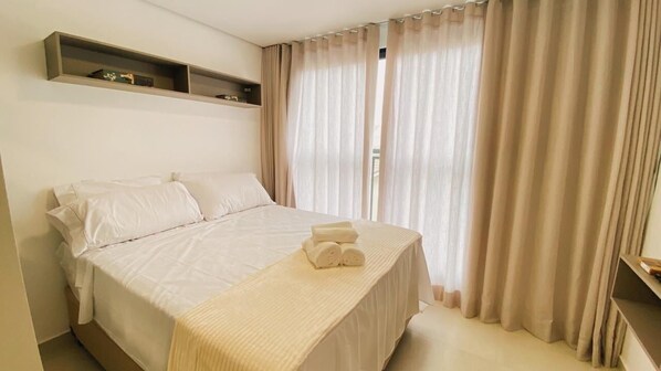 1 bedroom, iron/ironing board