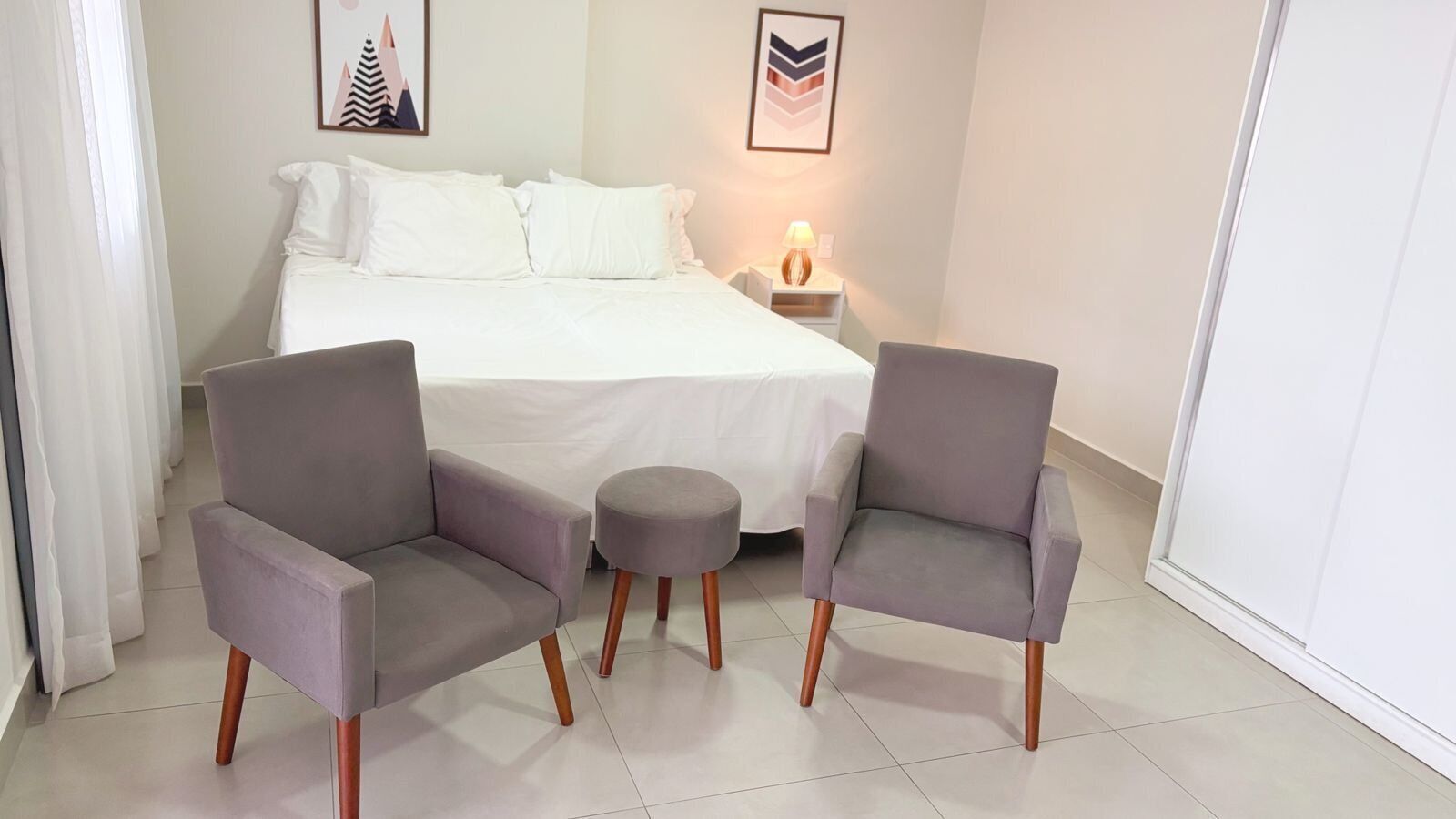 1 bedroom, iron/ironing board, bed sheets