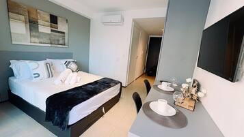 1 quarto, roupa de cama