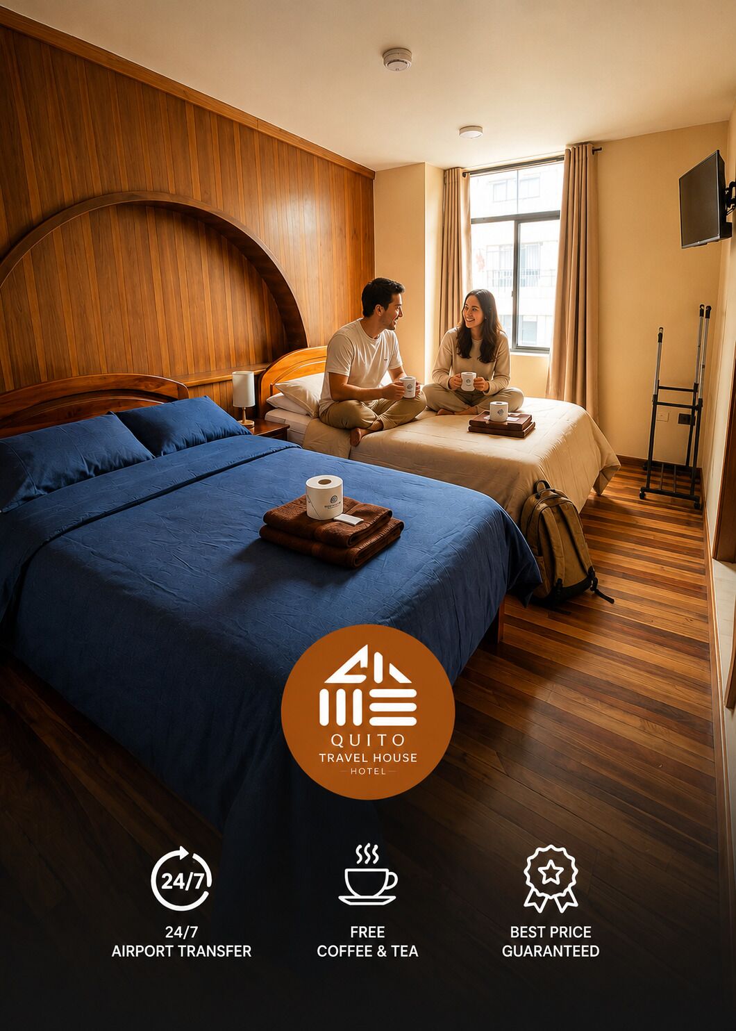 Comfort Double or Twin Room | Soundproofing, WiFi (free)