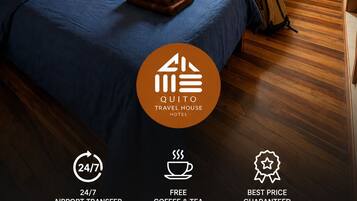 Habitación estándar con 2 camas individuales, 2 camas matrimoniales, baño privado | Insonorización, wifi gratis y ropa de cama