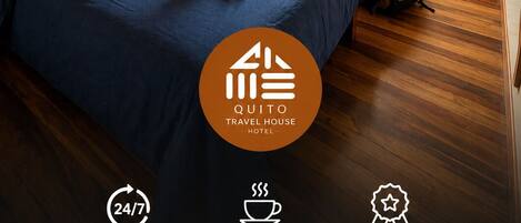 Standard Twin Room, 2 Double Beds, Private Bathroom | Soundproofing, WiFi (free), bed sheets