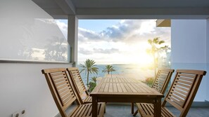 Outdoor dining - 3.2 Deva Beach - Oceanview luxury 2 bedroom Apartm (Maspalomas)