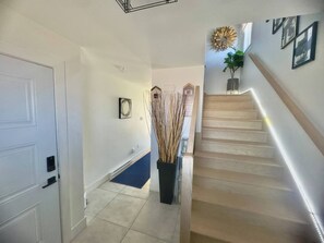 House, 4 Bedrooms, Patio | Interior - Smart 4BR Comfort Suite Massage Chair YQM Airport (Dieppe)