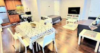 Beautiful 1-bedroom apartment - WALK to TRAIN - FREE PARKING