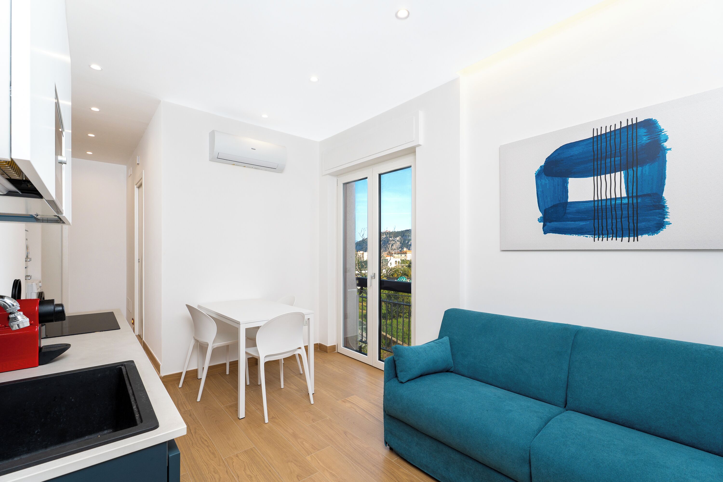 Apartamento, 2 habitaciones, balcón | Zona de estar