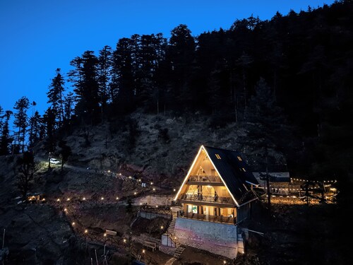 A-Frame Villa Kufri - Forest Stay + Bonfire