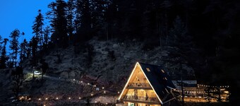 A-Frame Villa Kufri - Forest Stay + Bonfire