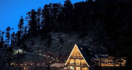 A-Frame Villa Kufri - Forest Stay + Bonfire