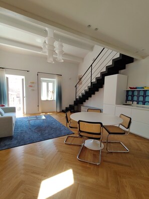 Apartment, 2 Bedrooms, City View | Living area - YourHome - La Maddalena Blue House (La Maddalena)