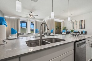 Fridge, microwave, oven, stovetop - Themed 4Bd Private Pool   Resort Lazy River 4908 (Kissimmee)