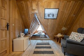 Camera singola | Area soggiorno