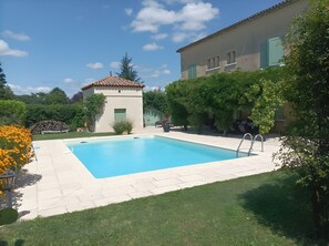 Pool - Beautiful Character House for 10 Guests with Large Private Pool (Lagardelle)