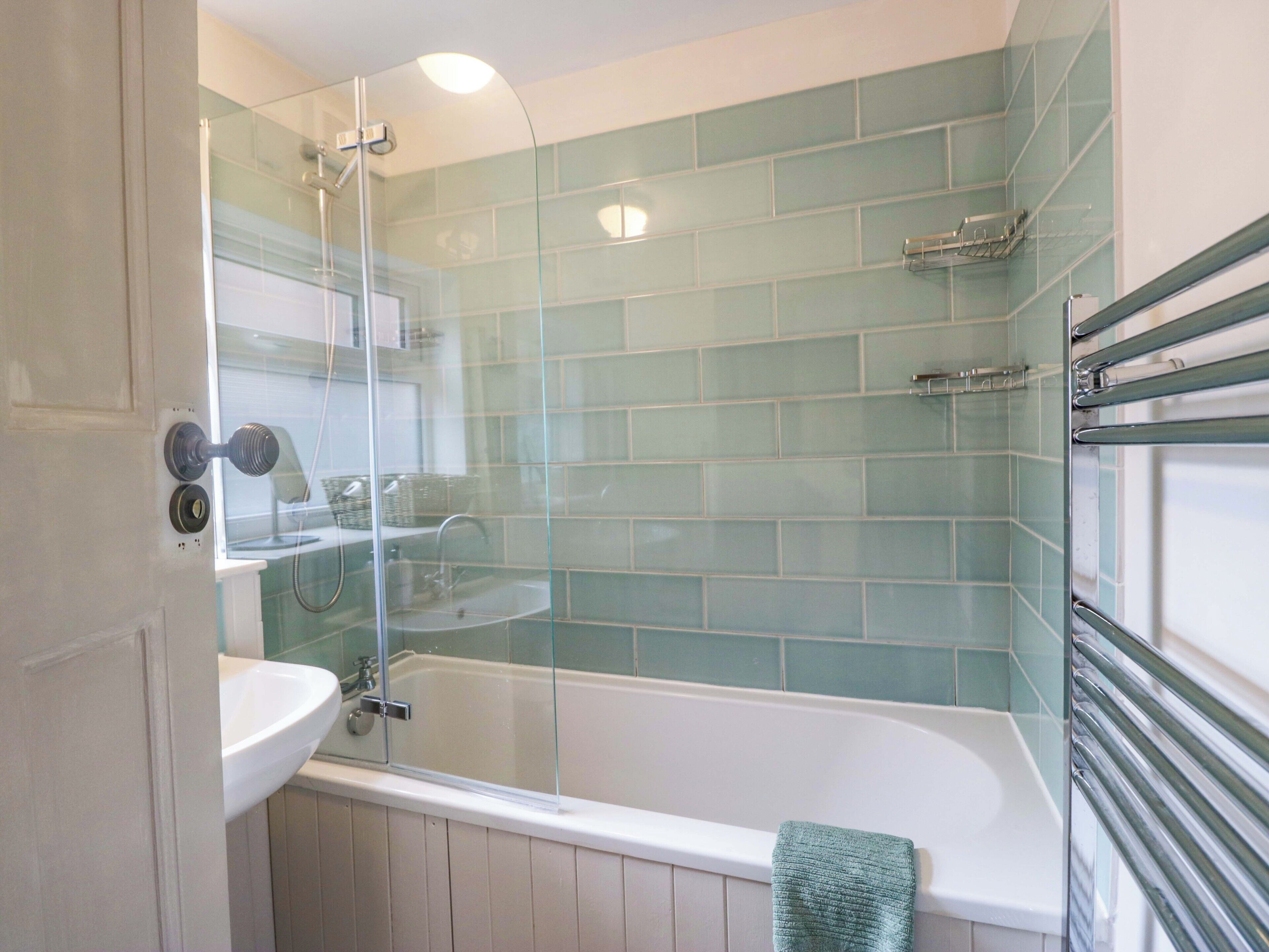 Shower, hair dryer