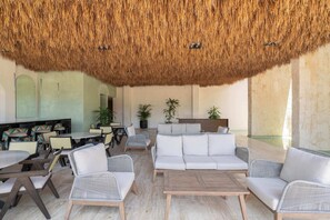 Outdoor dining - Maria Tulum - Modern 2BR Retreat with Pool (Tulum)