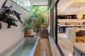 Outdoor dining - Black House | Spacious 3BR Retreat in Aldea Zama (Tulum)