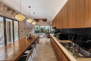 Fridge, microwave, stovetop, coffee/tea maker - Chic 6BR Dual villa with 4 Private Pools-Concierge (Tulum)