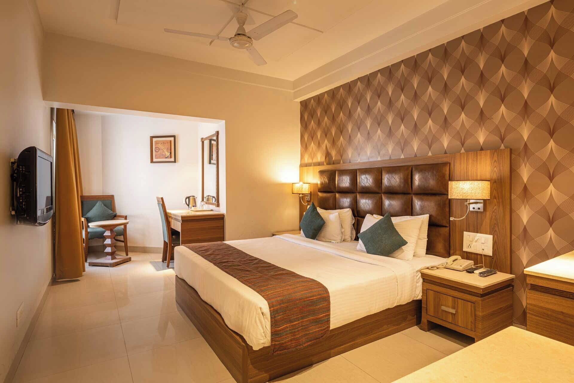 Executive-huone, kaupunkinäköala