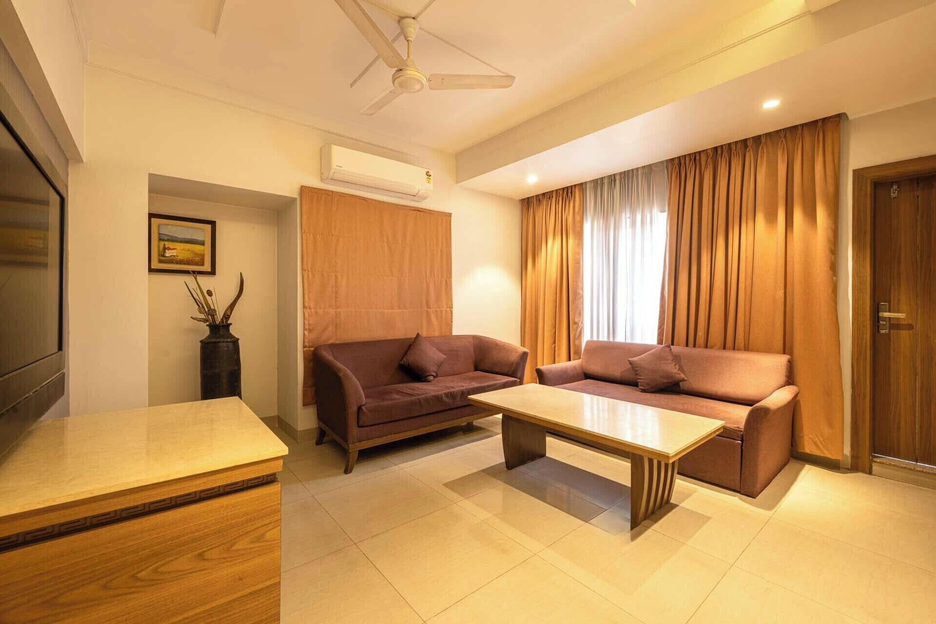 Sviitti, kaupunkinäköala | Oleskelualue