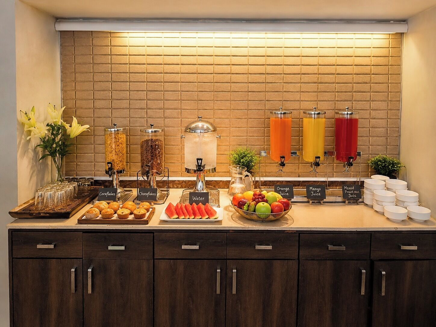 Desayuno buffet todos los días (con cargo)