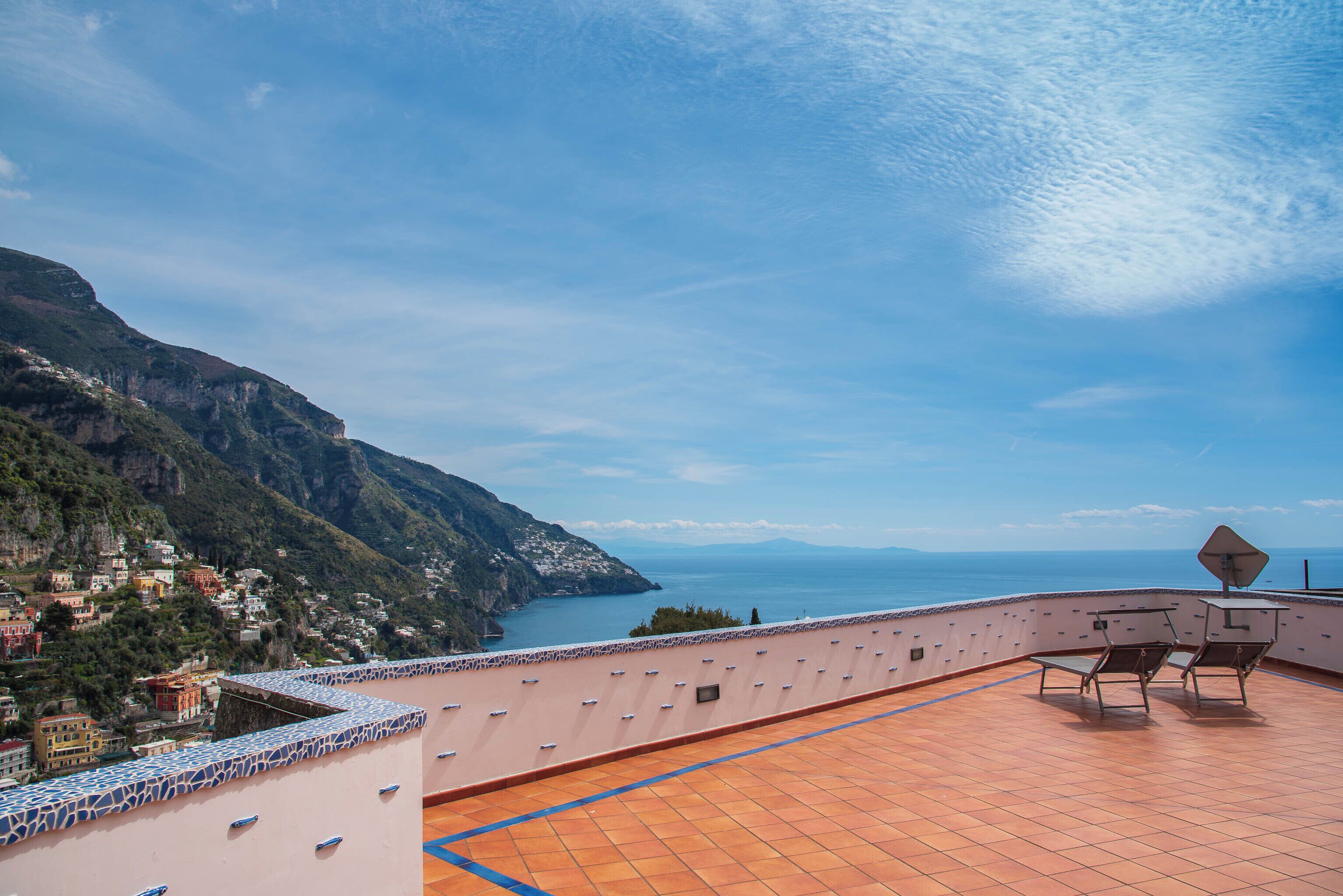 Appartement, 2 chambres, vue mer | Restauration extérieure