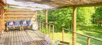 Wooden chalet in La Chaloupe, 20 mns from the beach!