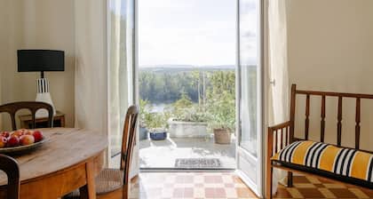 Stylish and serene house with stunning Seine views.